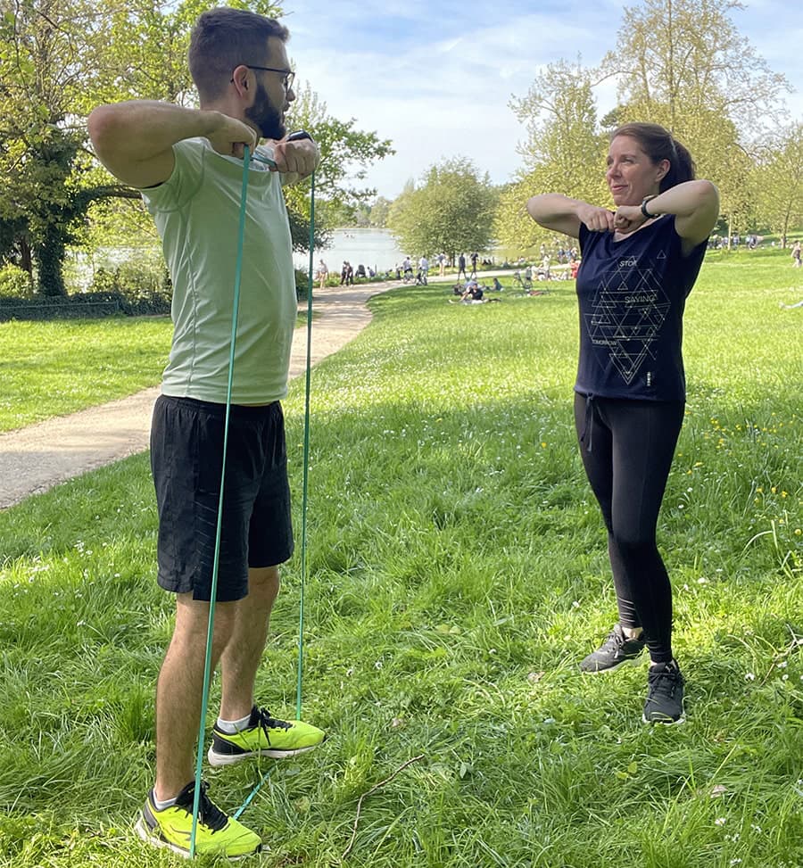Coaching sportif particulier en exterieur - Step by Steph